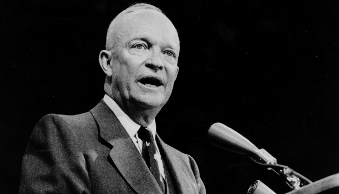 Dwight D. Eisenhower, ex-presidente e general de cinco estrelas dos EUA