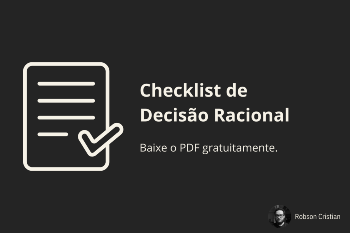 Checklist Tomada Decisao